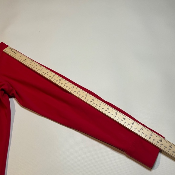 L.L. Bean Women's Vintage Cotton Collared Long Sleeve Shirt Red Button-Up Size L - Picture 6 of 8